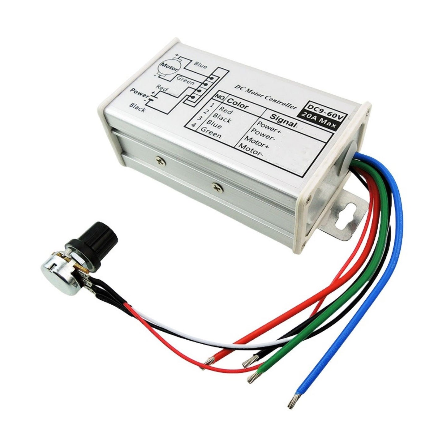 1 pcs Duty Cycle Adjustable: 5%-100% 25kHz PWM DC Motor Speed Controller