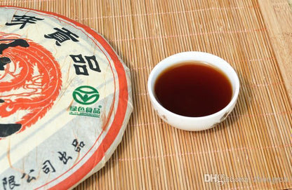Yunnan Banzhang Jinya Pu'er Tea Ancient Pure Material Green Tea Cake Health 357g