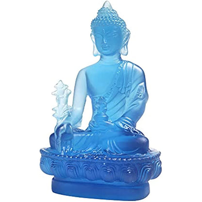 Buddha Medicine Figure Statue Altar Buddhist Resin Fengshui