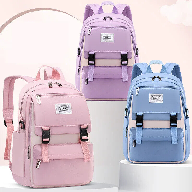 High School Bags Girls Studen Pockets School Backpack Teenage Girl Backpack
