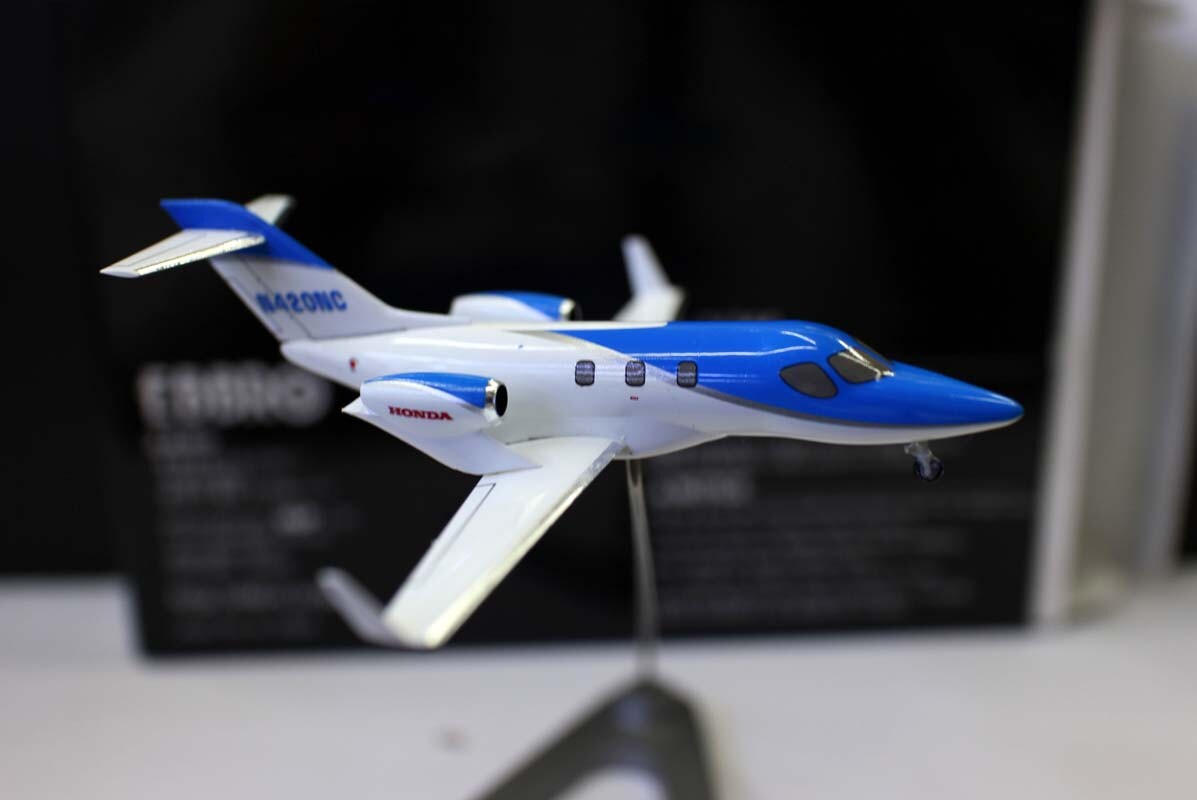 Ebbro for Hondajet Private business jet Blue 1/144 diecast plane model aircraft