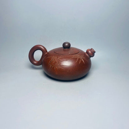 Chinese Yixing Zisha Clay Handmade Exquisite Teapot （葫芦嘴 底款：顾景舟）