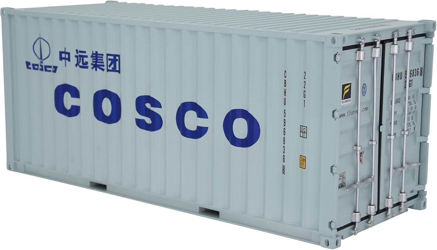 1:20 COSCO Shipping Container Model Abs Resin & Wood Toy Home Decoration Gift