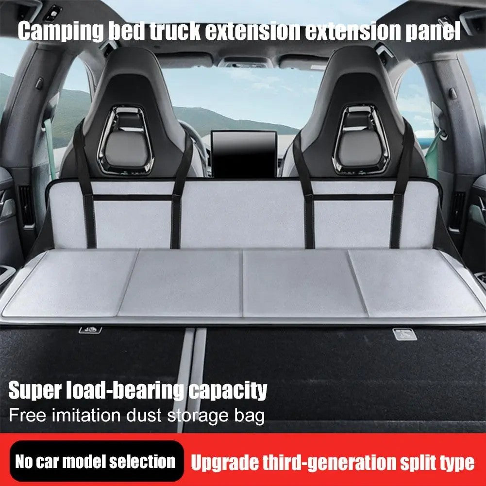 Folding Car Sleeping Mat Extension – SUV Rear Seat Bed Pad Camping Mattress