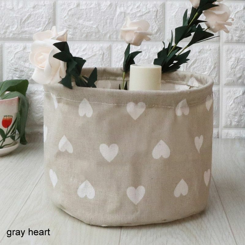 Laundry Basket Small Cartoon Storage Barrel Dirty Clothes Household Folding Bag
