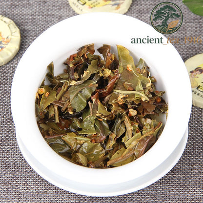 500g Osmanthus Tea Cake Yunnan White Peony White Tea Cake