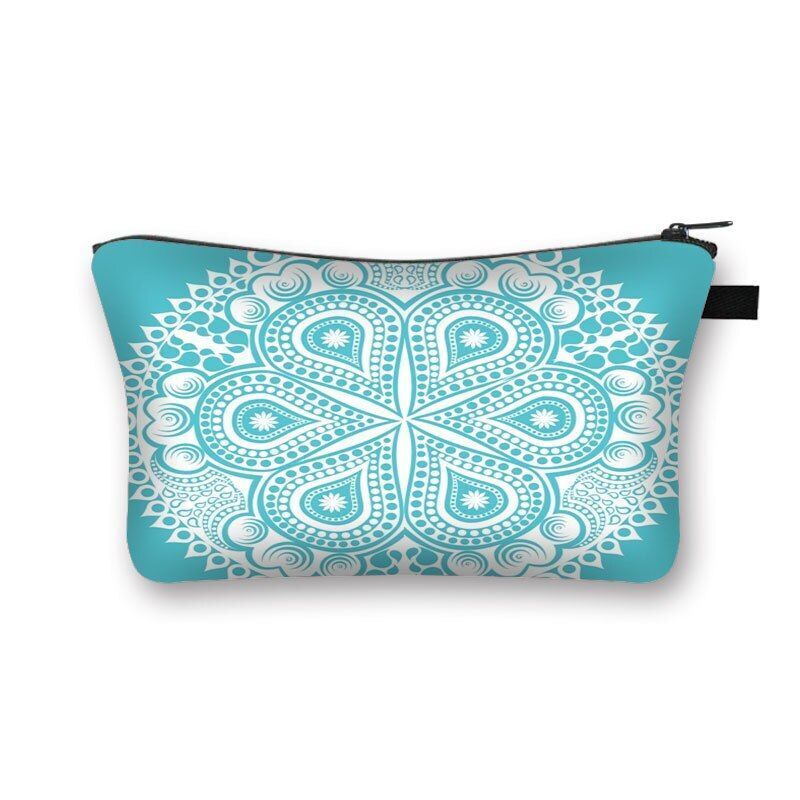 Bohemian Print Cosmetic Bag Fashion Travel Lipstick Toiletry Bag Shopping Purse