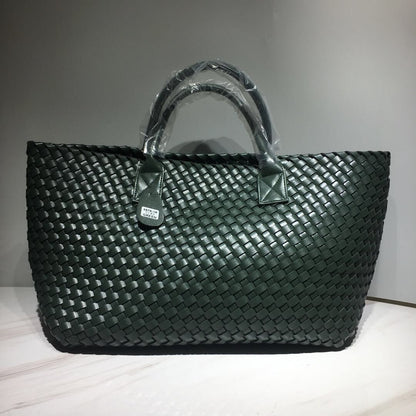 Snake Weaving Bag Shoulder Purse Vegetable Basket Large Shopping Bag 37*18*53 CM