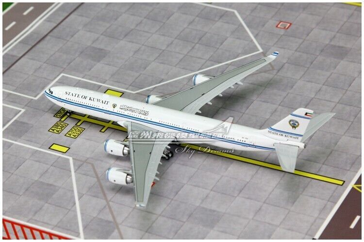 1:400 JC WINGS STATE OF KUWAIT AIRBUS A340-500 Airplane Diecast Aircraft Model