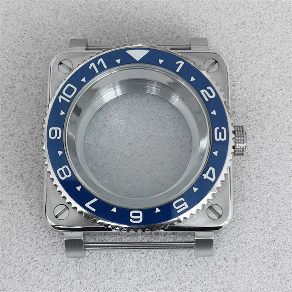 42mm Stainless Steel Watch Case For NH35/NH36/4R/7S Movement Accessories ww