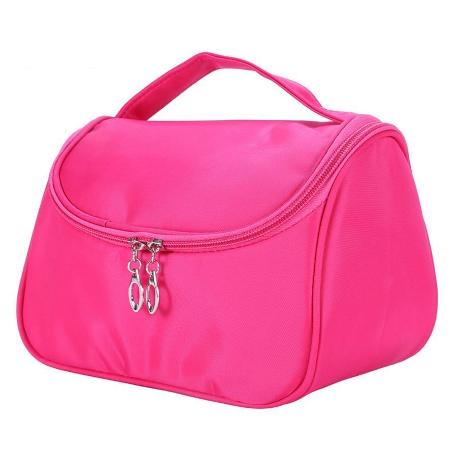 Nylon Fabric Storage Bag Wash Makeup Case Large Cosmetic Purse 14*22*14CM Travel