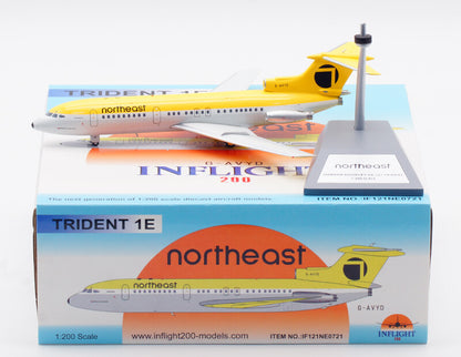 1:200 InFlight Northeast TRIDENT 1E Passenger Airplane Diecast Aircraft Model