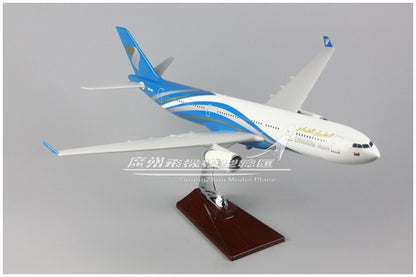 47CM OMAN AIR AIRBUS A330 A40-DG Passenger Airplane Resin Aircrarft Plane Model