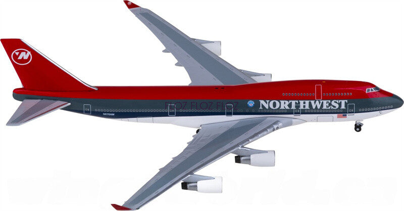 for AeroClassics for Northwest Airlines for Boeing 747-400 N676NW 1:400 Model