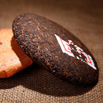 200g Top Yunnan Pu'er Tea Palace Pu'er Cooked Tea Cake Chinese Black Tea Health