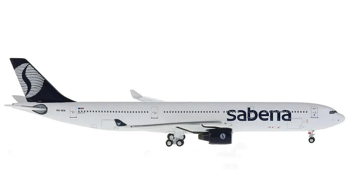 1:400 Aeroclassics Sabena AIRBUS A330-300 Passenger Aircraft Diecast Plane Model