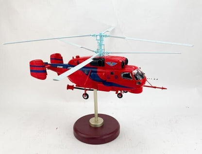 1:32 47CM Shanhai Fire Protection Kamov KA-32 Helicopter Diecast Airplane Model