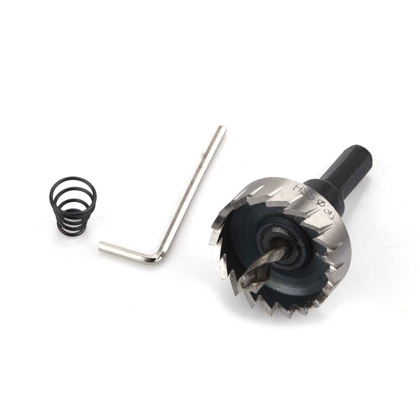 36mm HSS Drill Bit Hole Saw Tooth Set Stainless Steel Metal Alloy Cutter K