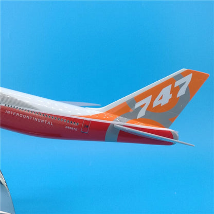 47CM BOEING 747-8 N6067E Passenger Plane Airplane Resin Aircrarft Model Gift