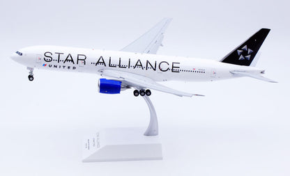 1:200 JC Wings UNITED BOEING B777-200ER Flap Down Plane Diecast Aircraft Model