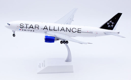 1:200 JC Wings UNITED BOEING B777-200ER Flap Down Plane Diecast Aircraft Model