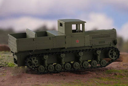 Easy Model WWII Soviet artillery heavy trailer transport 1/72 FINISHED MODEL