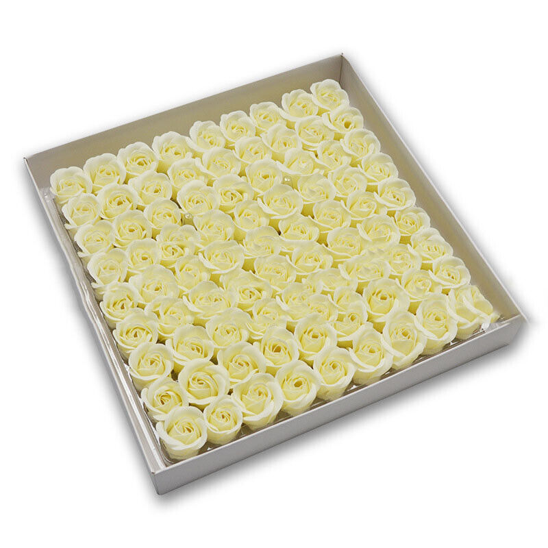 81Pcs Rose Box Flower Petal Scented Bath Soap Foot Body Bath Wedding Decoration