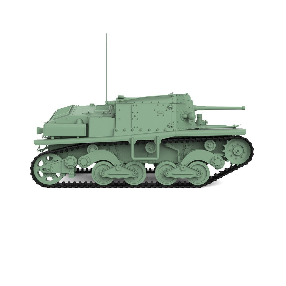 SS16682 1/16 Military Model Kit IA Fiat-Ansaldo L40 47/32 Self-Propelled Gun