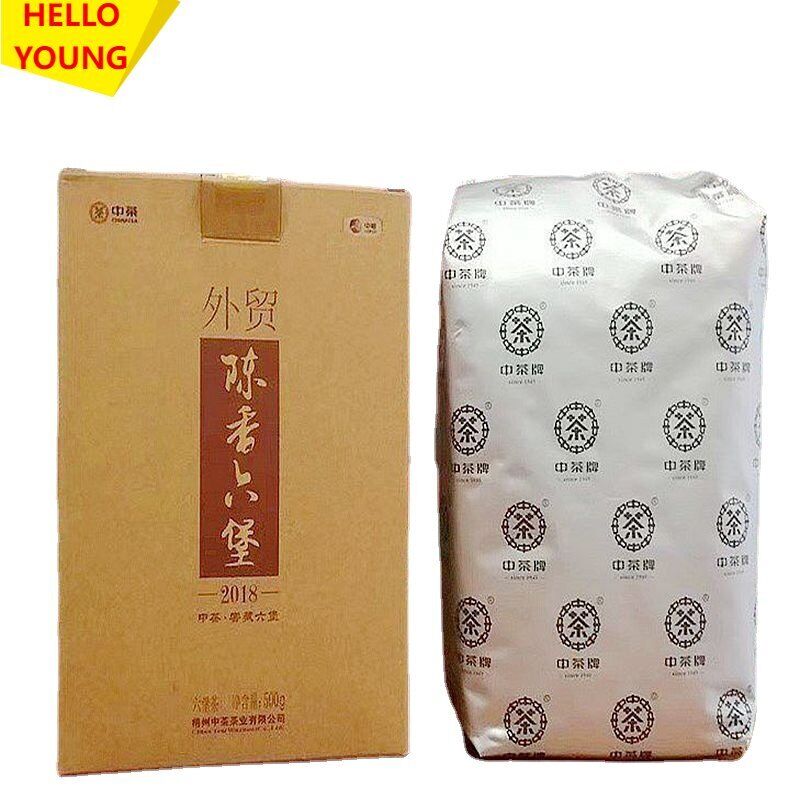 Zhongcha Liupao Tea Hei Cha China Liu Bao Cha Dark Tea Foreign Trade 500g