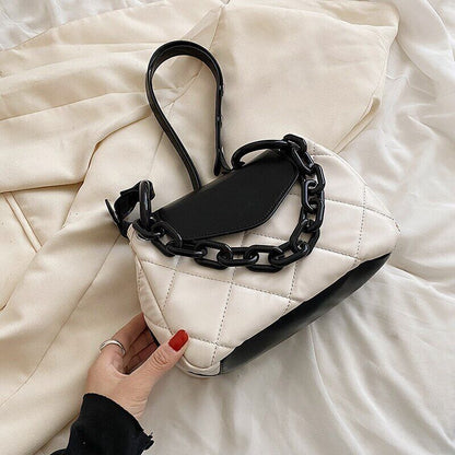 Tote Bag PU Leather Quilted Women's Handbag Shoulder Crossbody Bags