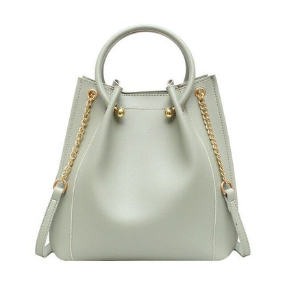 Fashion Handbags Large Capacity PU Leather Bucket Crossbody Bag Shoulder Bag