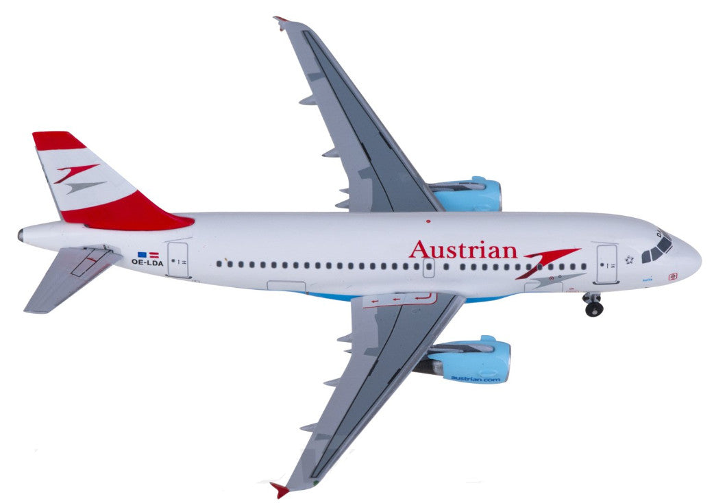 1:400 AeroClassics Austrian Airlines Airbus 319 Passenger Airplane Diecast Model