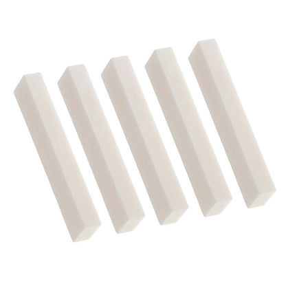 5Pcs Guitar Bone Nut Blank 2.04*0.39*0.23' Ukulele Luthier Saddle Bass Builder