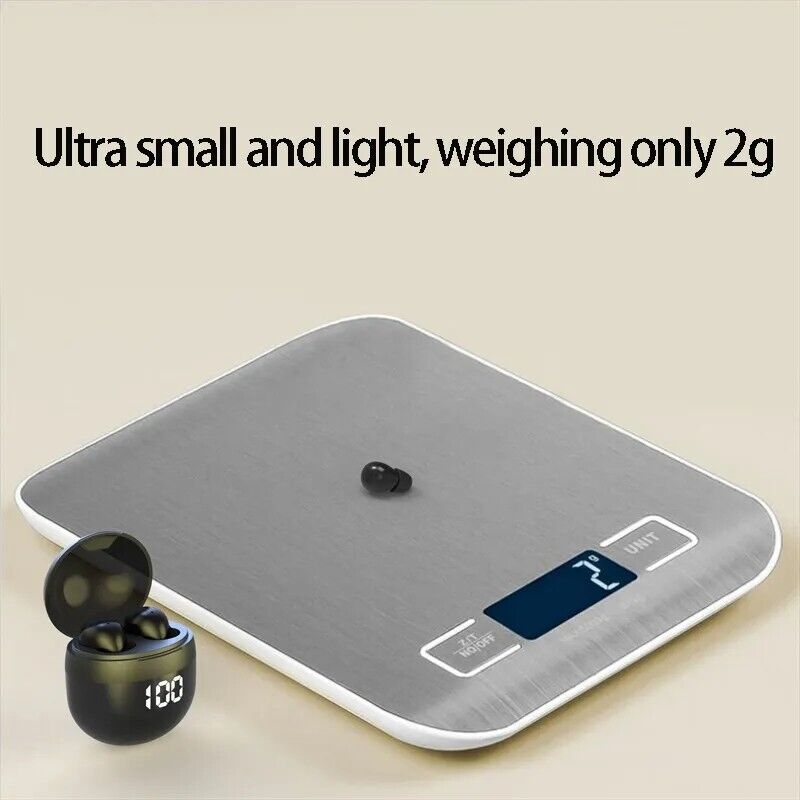 2023 Bluetooth Earbud Headset TWS 5.3 Wireless Earphone Invisible for All Phone.