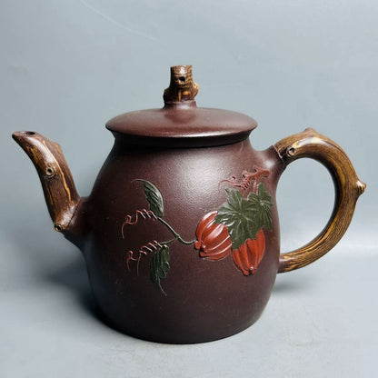 Vintage Chinese Yixing Purple Clay Teapot Zisha Ceremony Teaware Collection Rare