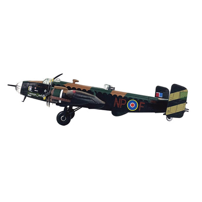 16cm Diecast 1/144 WWII For Handley Page Halifax B.Mk III Bomber Model Toy Gift
