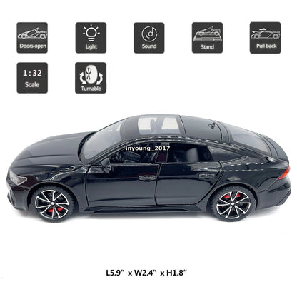 1/32 Audi RS7 Model Car Diecast Toy Cars Metal Vehicle for Kids Adults Boys