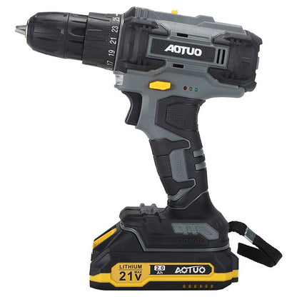 Household multi-function rechargeable electric drill with high power and brush04