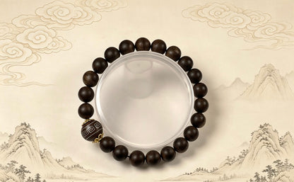 8mm Chinese Natural Eaglewood Handmade Exquisite Bracelets 31270