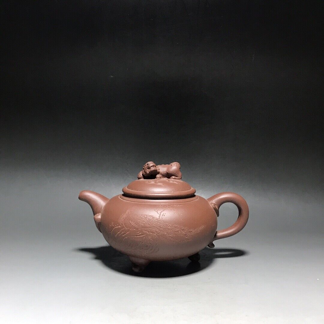 vintage chinese yixing purple clay teapot zisha ceremony teaware collection rare