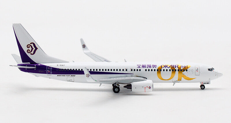 JC Wings OKAIR for BOEING 737-800 B-5367 1/400 diecast plane model aircraft