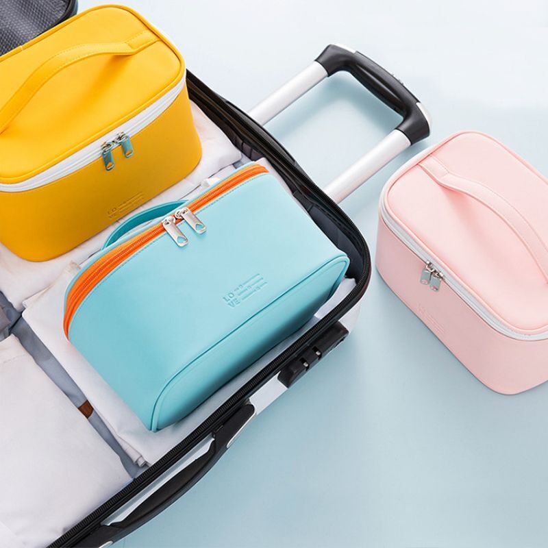Cosmetic Bag Makeup Organizer Travel Necessaries Organizer Zipper Pouch Toiletry