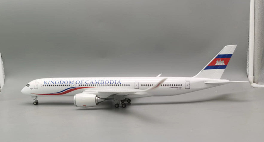 47CM 1:140 KIMDOM OF CAMBODIA AIRBUS A350 Airplane Landing Gear Resin Model
