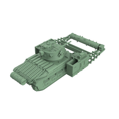 SSMODEL SS574 1/200 1/220 Military Model Kit British Matilda With Paravane