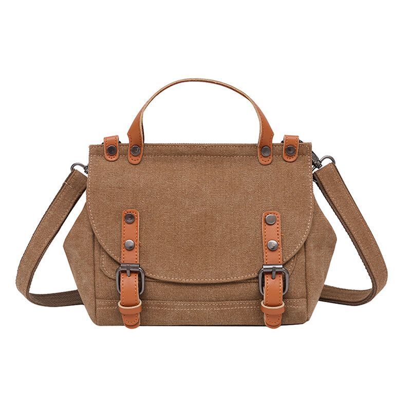 Canvas Hobos Bag Small Handbags Female Purse Shoulder Bags Traveling 22*20*10CM