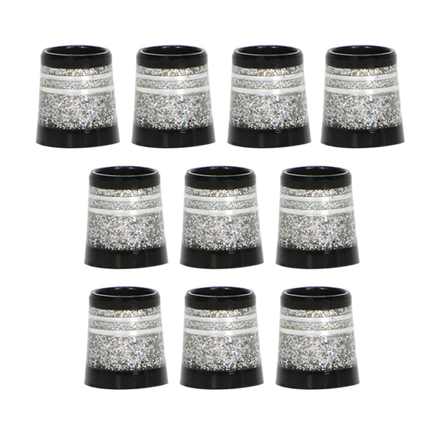 New 10 Pieces Golf Iron Ferrules High Glitter 0.370