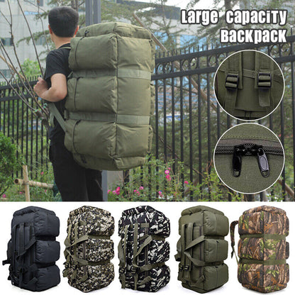 90L Military Tactical Luggage Bag Large Shoulder Travel Bags Backpack Camping