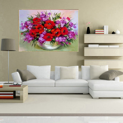 DIY Diamond Embroider Beautiful Flowers Diamond MosaicTile 5D Diamonds Painting