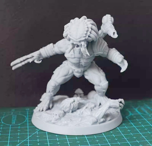 1/32 56mm resin figure model Fantasy Iron Blood Warrior 3D Printing Unassembled