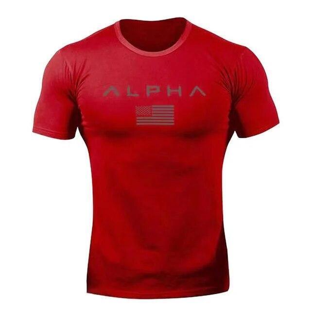 Men's T Shirts Running Shirt Muscle Gym Workout Short Sleeve Fitness Tee Tops